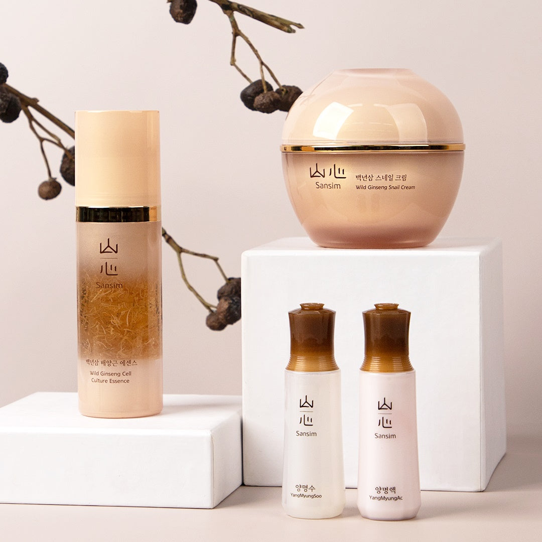 Sansim Wild Ginseng Snail Cream Set