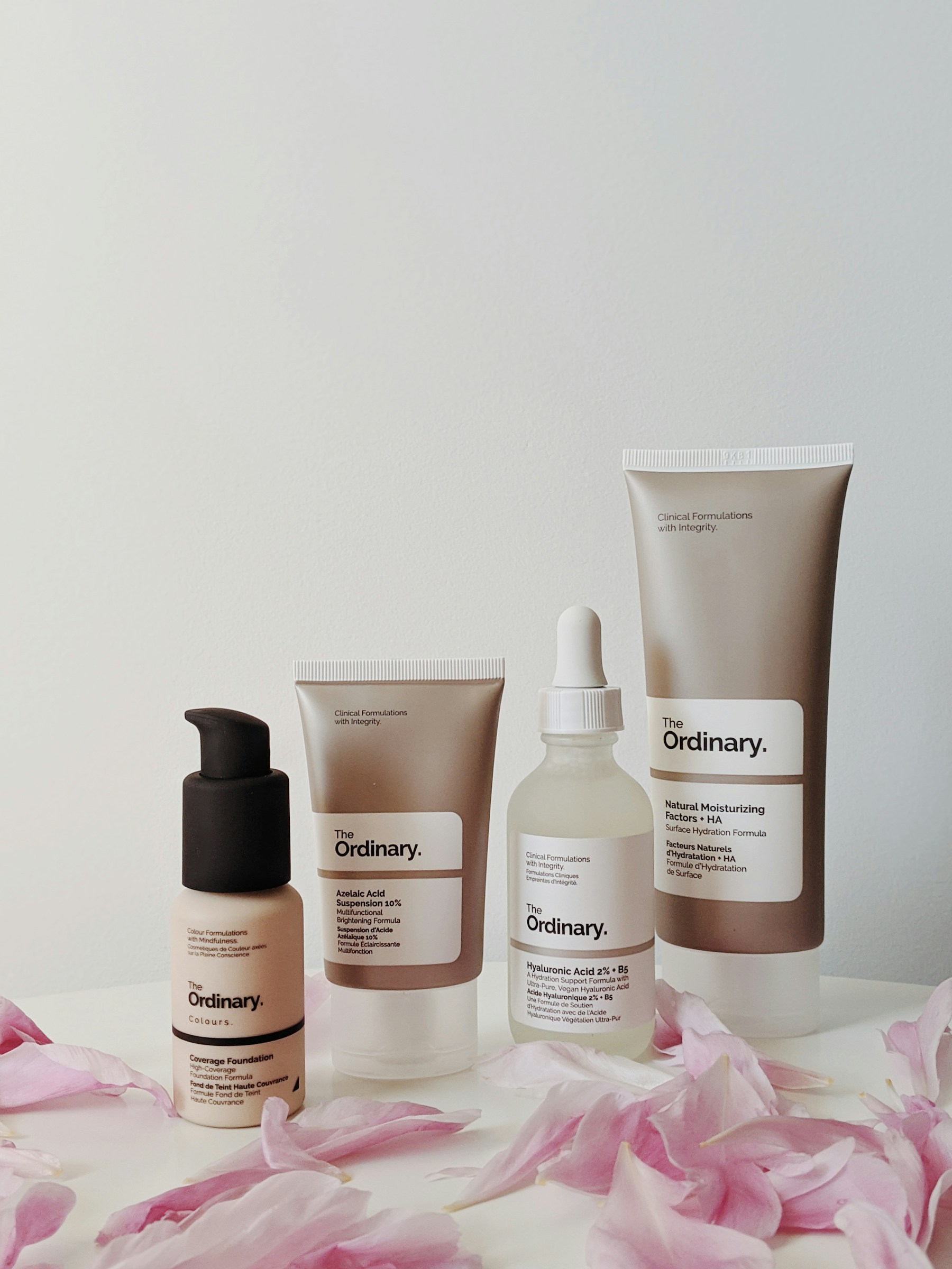 Minimal skincare still life for a compact routine.